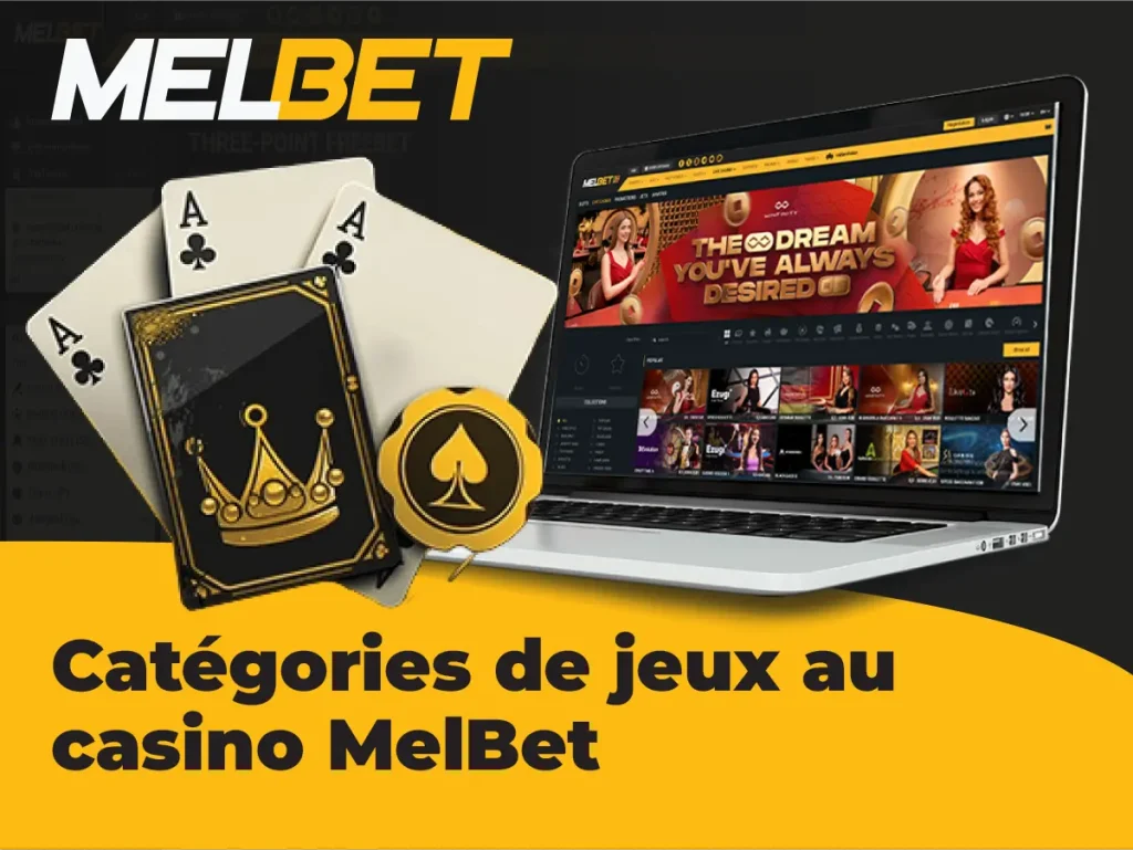 Catégories de jeux au casino MelBet