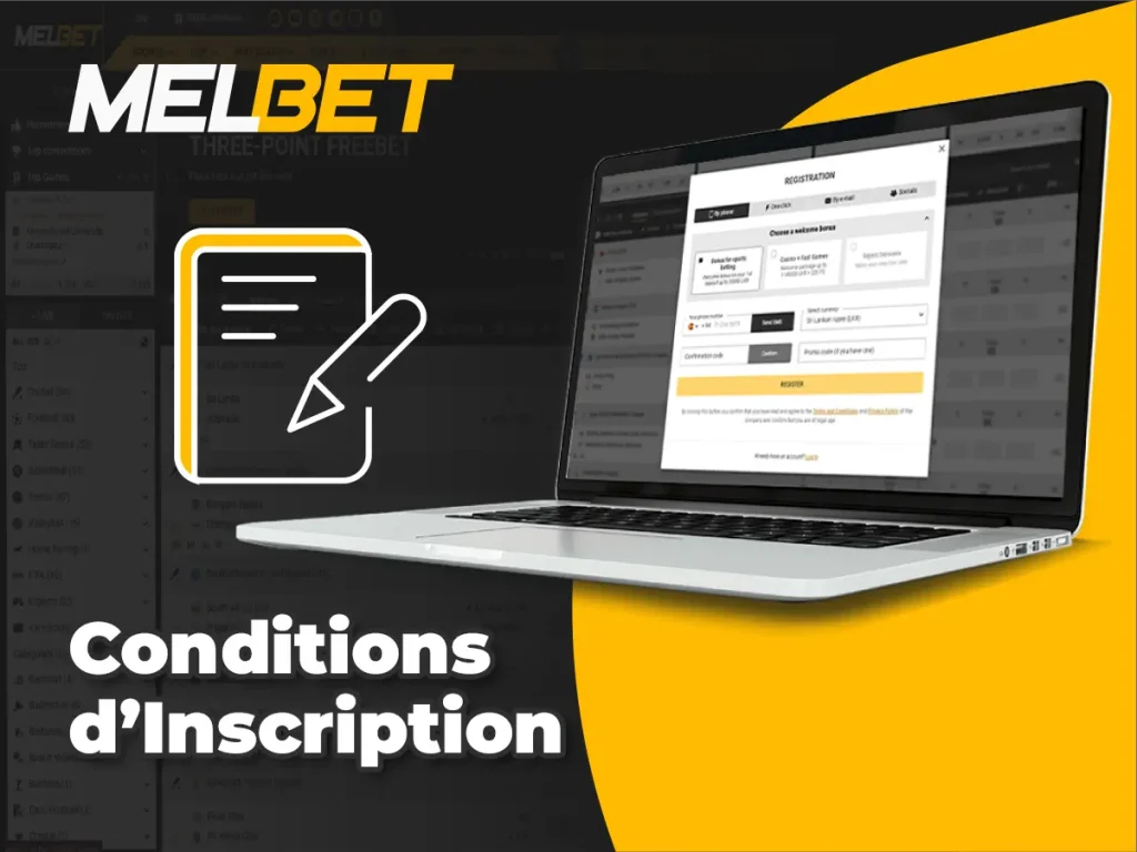 Conditions d’Inscription